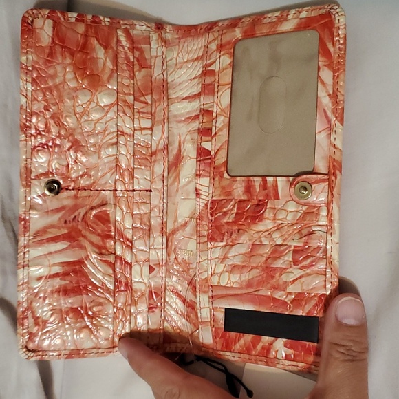 Brahmin Mini Sydney and Ady Wallet Set Pink Flamingo - Picture 9 of 11